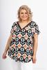 Picture of CURVY GIRL V NECK TOP WITH LACE